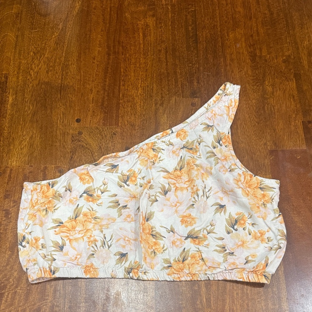 American Eagle One Shoulder Crop Top